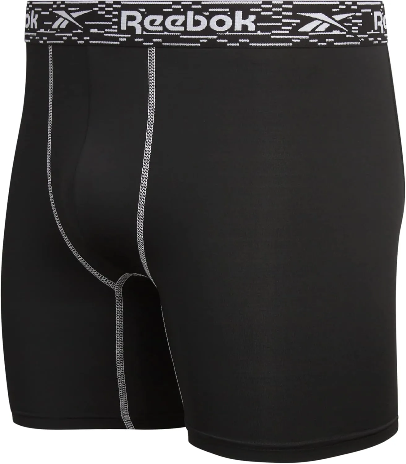 Reebok Mens Boxer Briefs - 3 Pack Moisture Wicking Stretch Performance Mens Underwear Boxers with Contour Pouch (Sizes: S-XL)