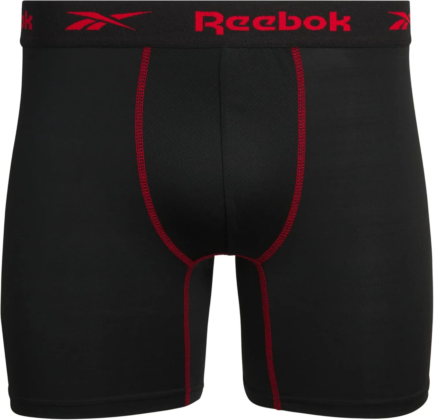 Reebok Mens Boxer Briefs - 3 Pack Moisture Wicking Stretch Performance Mens Underwear Boxers with Contour Pouch (Sizes: S-XL)