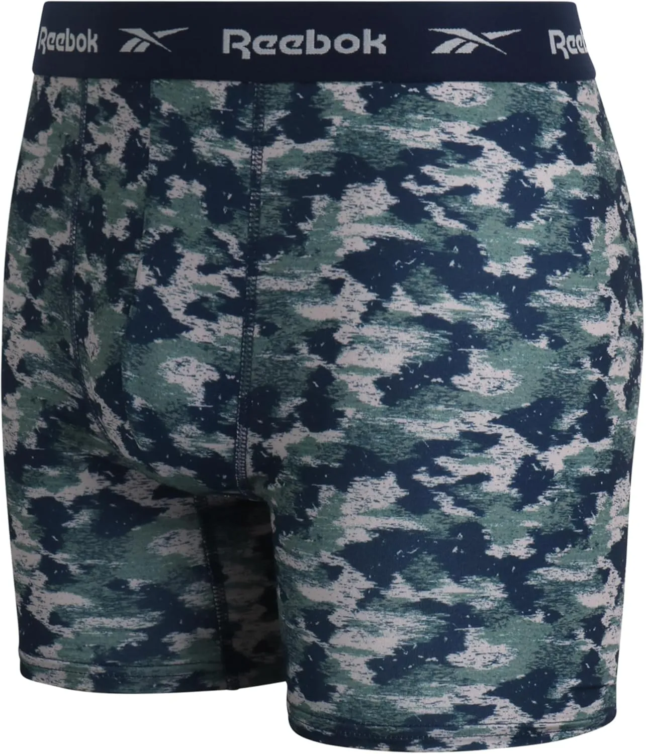 Reebok Mens Boxer Briefs - 4 Pack Moisture Wicking Stretch Performance Mens Underwear Boxers with Contour Pouch (Sizes: S-XL)