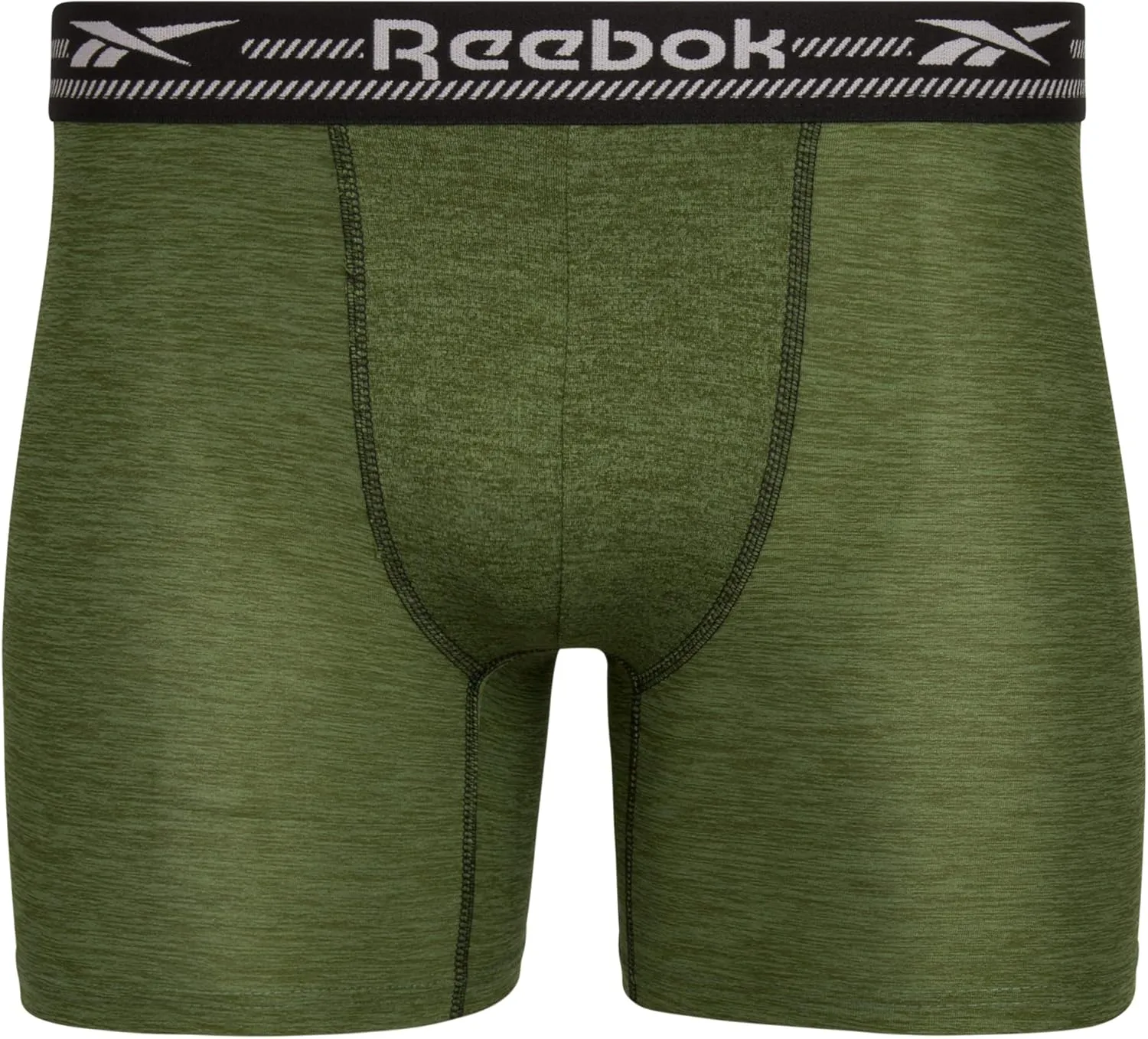 Reebok Mens Boxer Briefs - 4 Pack Moisture Wicking Stretch Performance Mens Underwear Boxers with Contour Pouch (Sizes: S-XL)