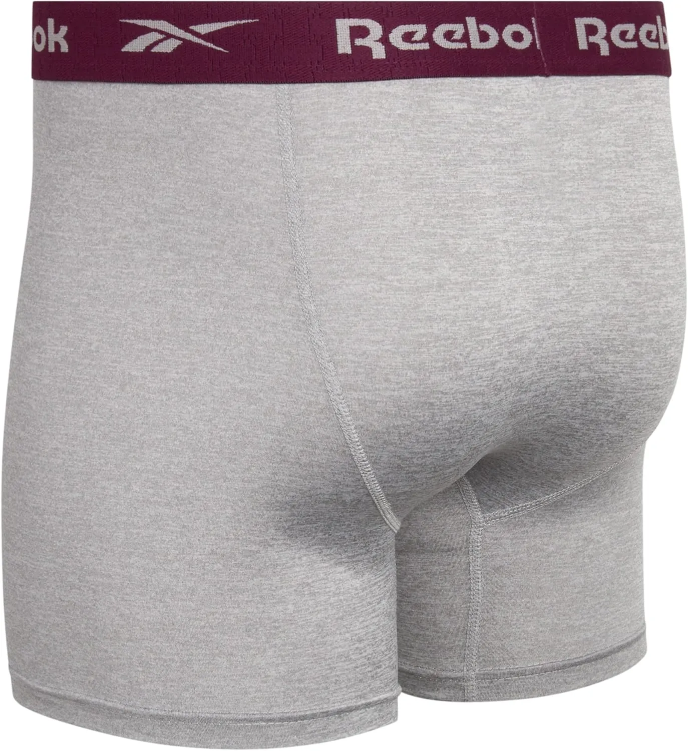 Reebok Mens Boxer Briefs - 4 Pack Moisture Wicking Stretch Performance Mens Underwear Boxers with Contour Pouch (Sizes: S-XL)
