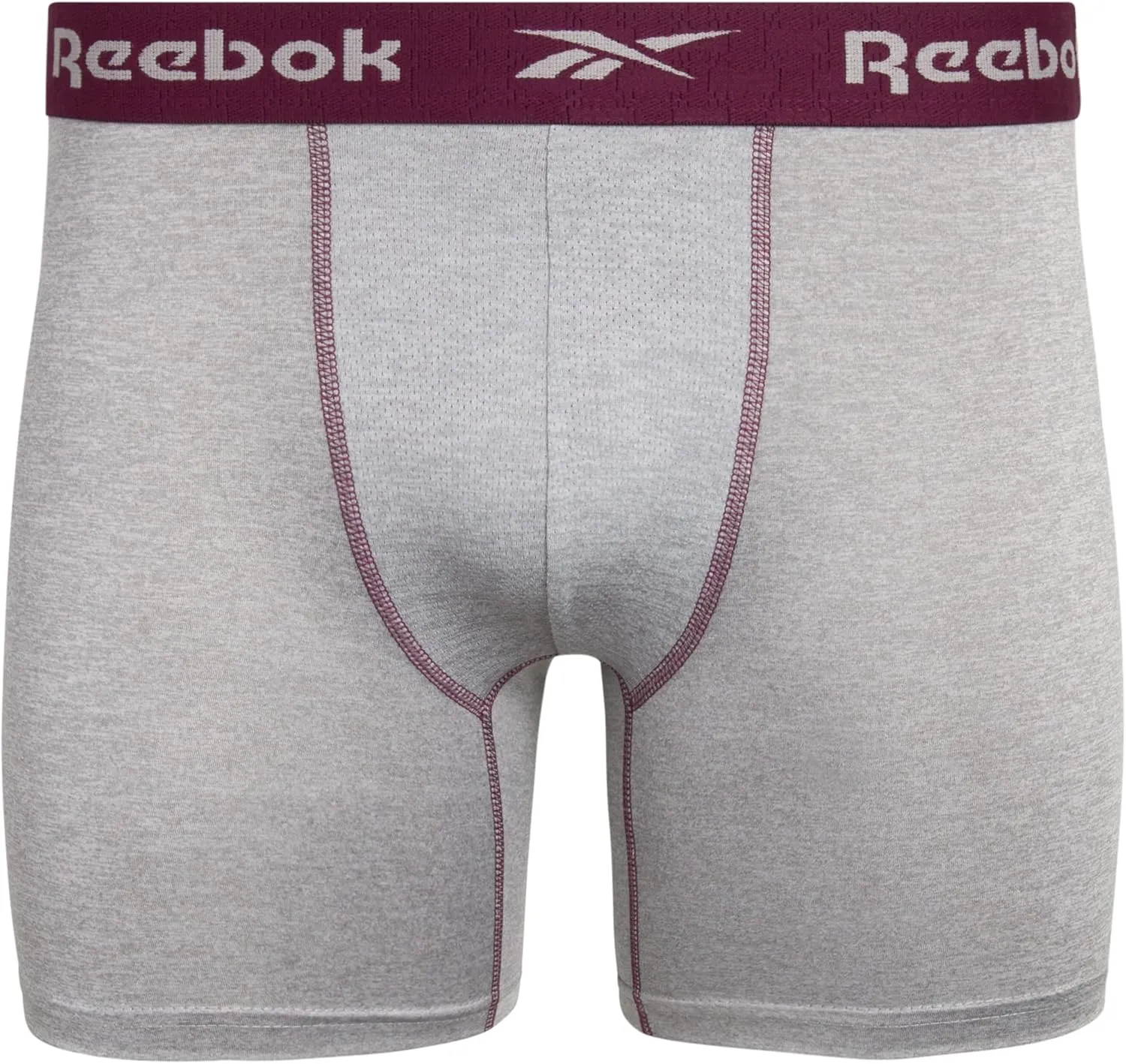 Reebok Mens Boxer Briefs - 4 Pack Moisture Wicking Stretch Performance Mens Underwear Boxers with Contour Pouch (Sizes: S-XL)