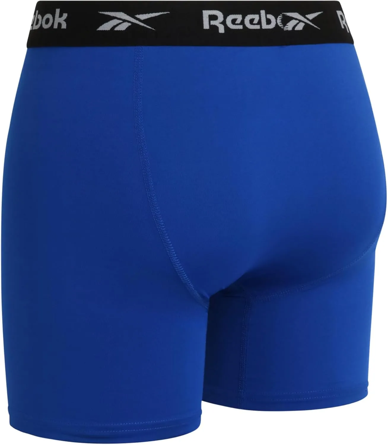 Reebok Mens Boxer Briefs - 4 Pack Moisture Wicking Stretch Performance Mens Underwear Boxers with Contour Pouch (Sizes: S-XL)