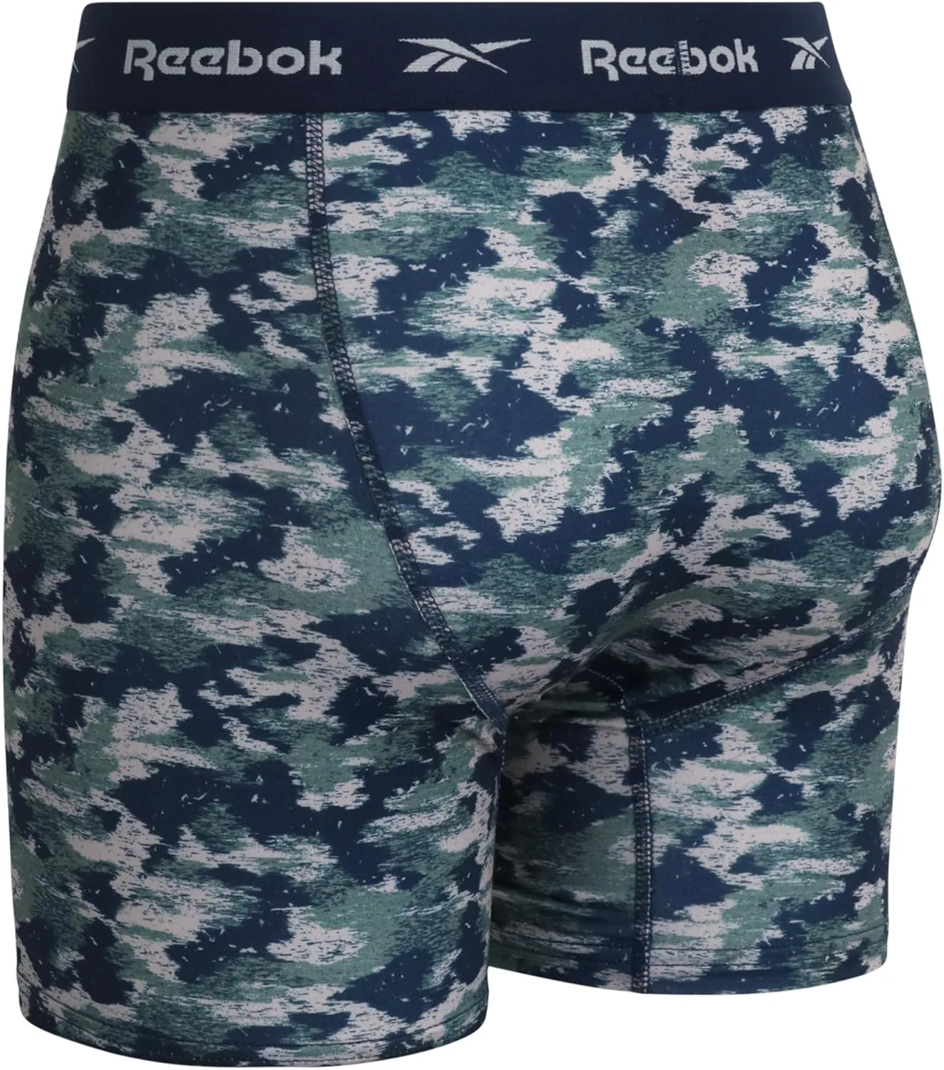 Reebok Mens Boxer Briefs - 4 Pack Moisture Wicking Stretch Performance Mens Underwear Boxers with Contour Pouch (Sizes: S-XL)