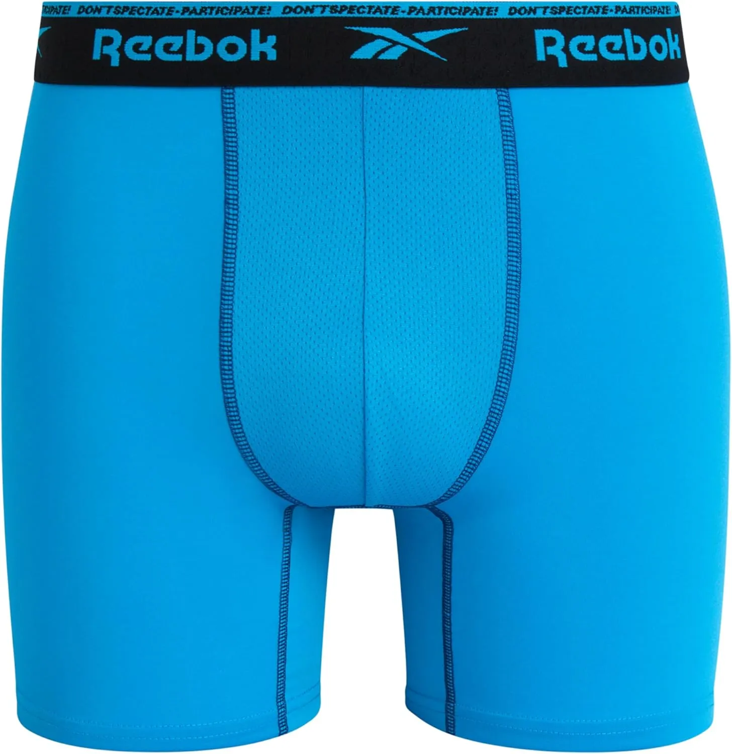 Reebok Mens Boxer Briefs - 8 Pack Stretch Performance Moisture Wicking Mens Underwear Boxers with Contour Pouch (Sizes: S-XL)