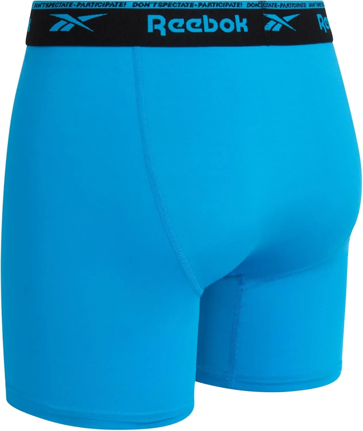 Reebok Mens Boxer Briefs - 8 Pack Stretch Performance Moisture Wicking Mens Underwear Boxers with Contour Pouch (Sizes: S-XL)