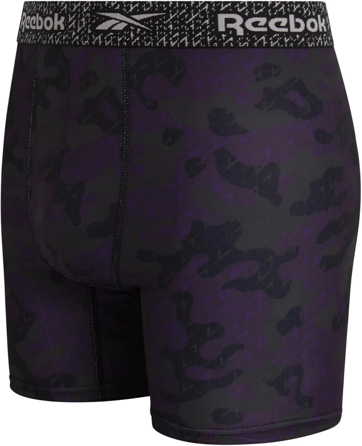Reebok Mens Boxer Briefs - 8 Pack Stretch Performance Moisture Wicking Mens Underwear Boxers with Contour Pouch (Sizes: S-XL)