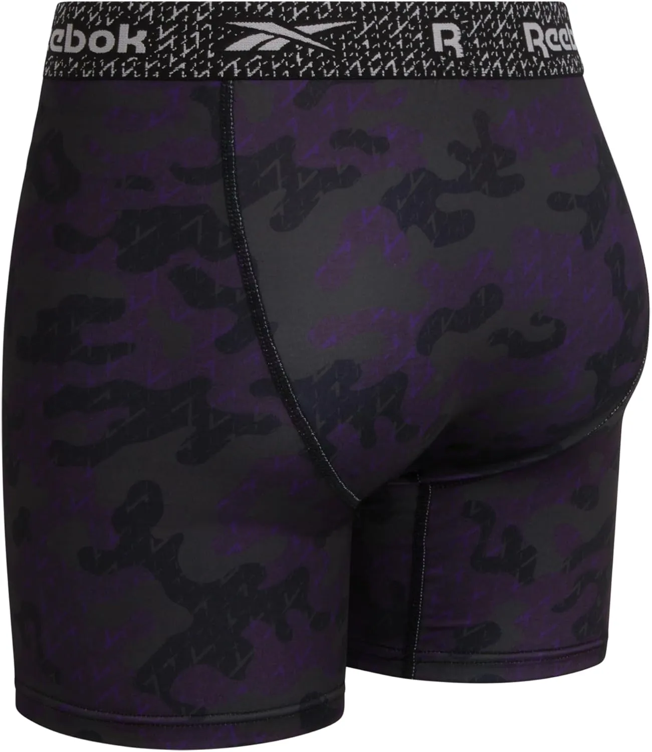 Reebok Mens Boxer Briefs - 8 Pack Stretch Performance Moisture Wicking Mens Underwear Boxers with Contour Pouch (Sizes: S-XL)
