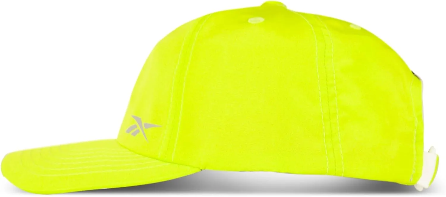 Reebok Running Flow Hat | Mens | Womens | Lightweight | Performance | Adjustable | Reflective