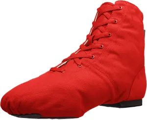 Sansha Unisex-Adult Soho Lace-Up Jazz, Red, 15 M US Women / 11 M US Men