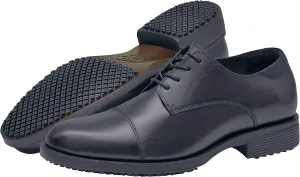 Shoes for Crews Dress Shoes for Men, Men’s Oxfords, Zapatos De Vestir para Hombre, Slip Resistant, Safety, Brown or Black
