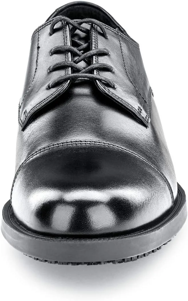 Shoes for Crews Dress Shoes for Men, Men’s Oxfords, Zapatos De Vestir para Hombre, Slip Resistant, Safety, Brown or Black