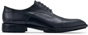 Shoes for Crews Dress Shoes for Men, Men’s Oxfords, Zapatos De Vestir para Hombre, Slip Resistant, Safety, Brown or Black