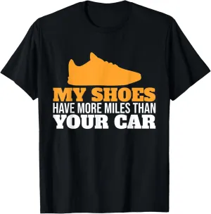 Shoes More Miles Car Track And Field XC Cross Country T-Shirt