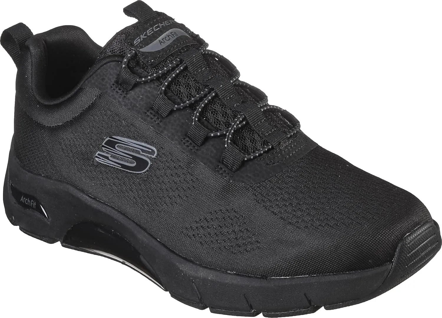 Skechers Men's Skech-Air Arch Fit Lace Up Shoe - Billo - Black - US 12