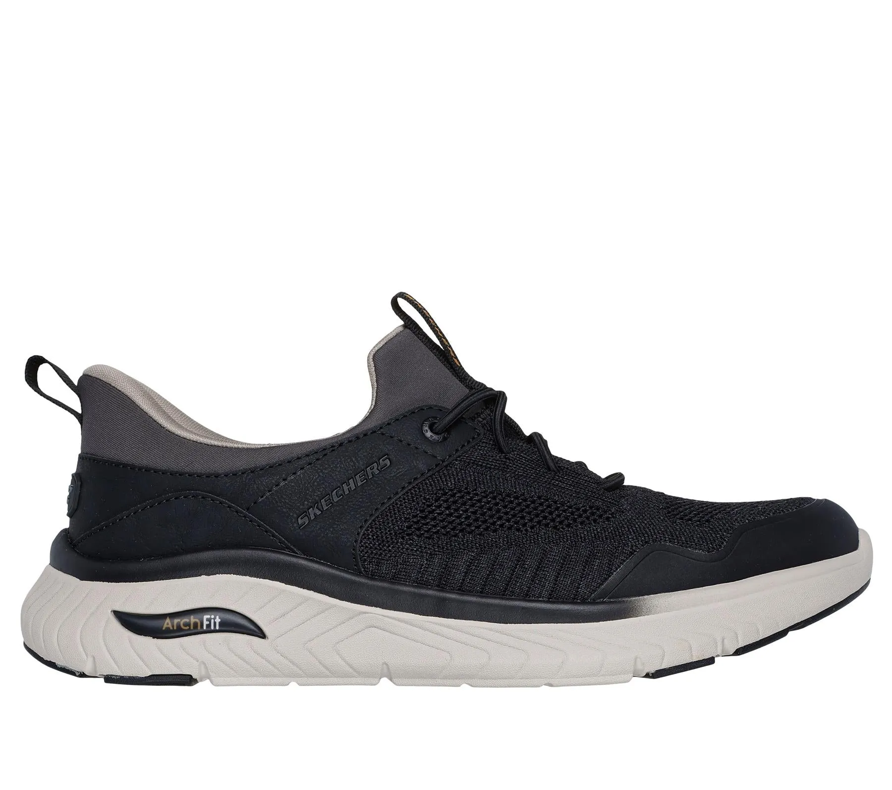 Skechers Slip On Shoe For Men Arch Fit Crosser Emeric Slip-Ins in Black, 6-13