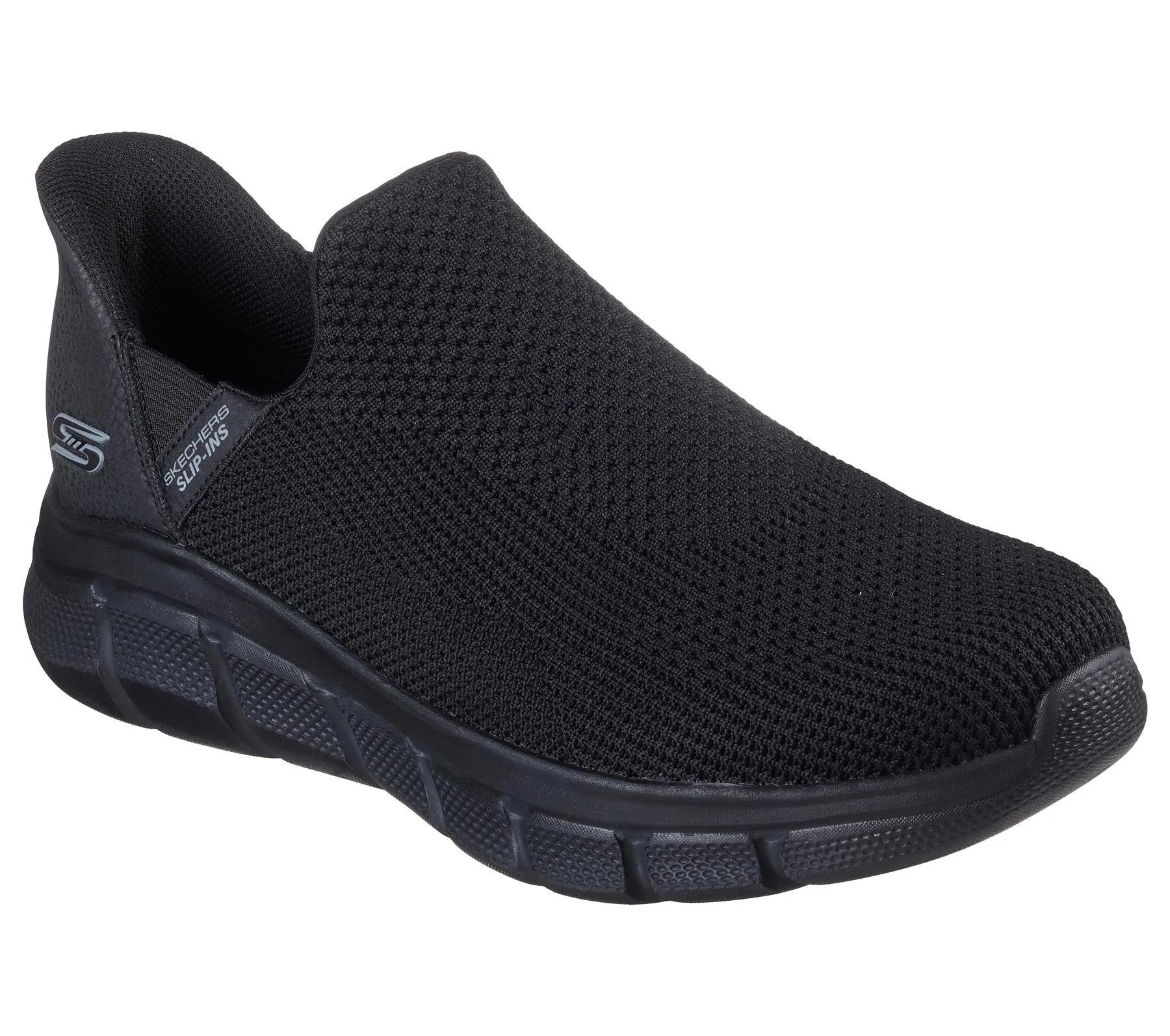Skechers Slip On Sneaker Shoe For Men BOBS Sport B Flex Resilient Slip-ins in Black, 5.5-15