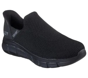 Skechers Slip On Sneaker Shoe For Men BOBS Sport B Flex Resilient Slip-ins in Black, 5.5-15