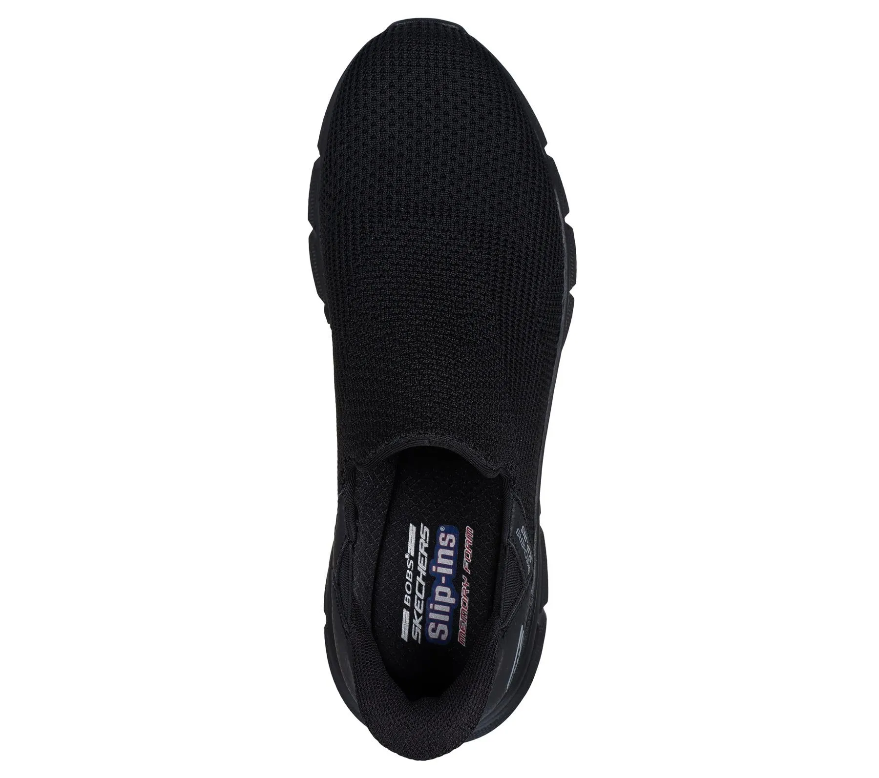 Skechers Slip On Sneaker Shoe For Men BOBS Sport B Flex Resilient Slip-ins in Black, 5.5-15