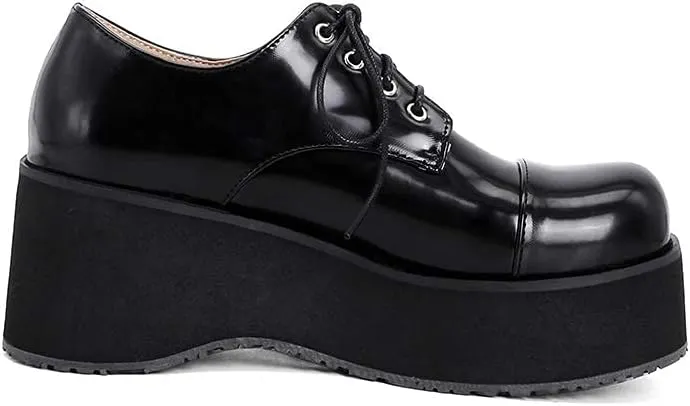 SO SIMPOK Women Gothic Mary Janes Platform Shoes Uniform Dress Wedge Pumps Classic Oxfords Gifts