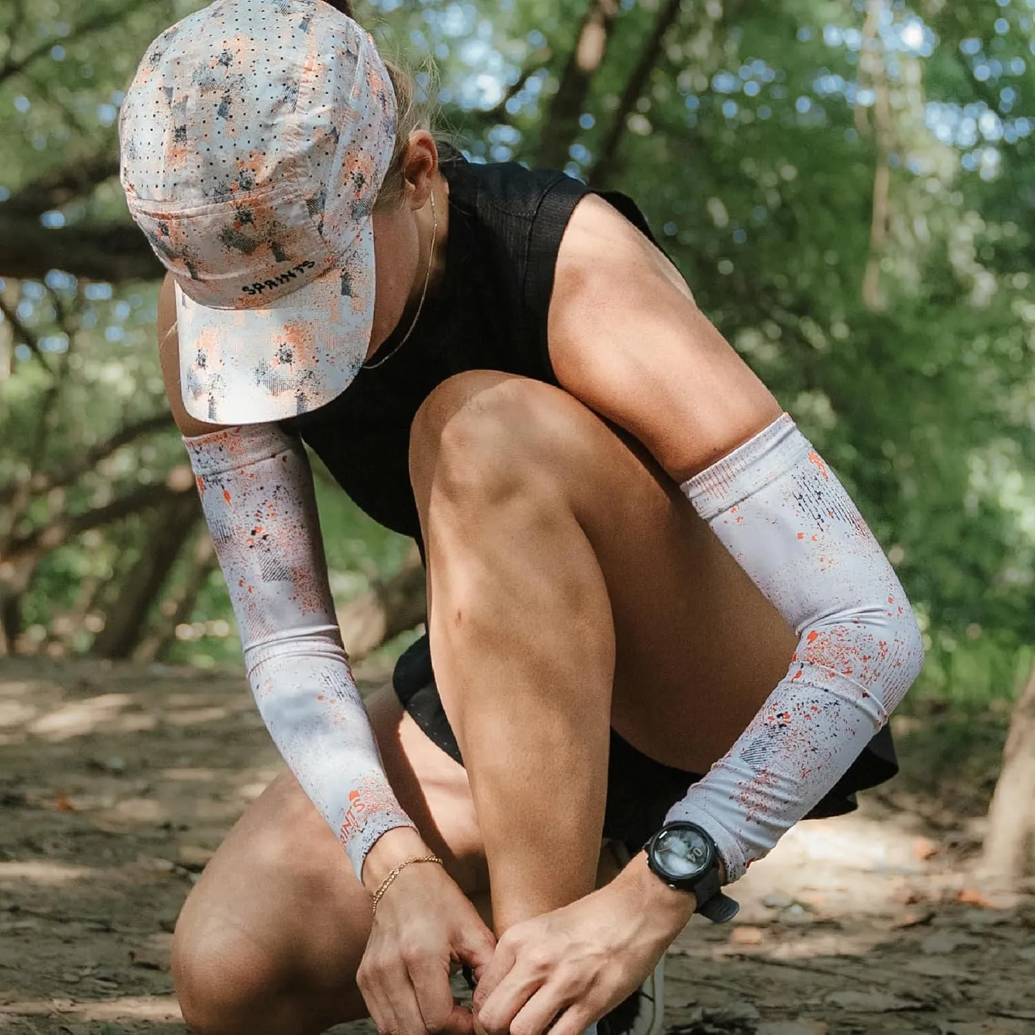 Sprints Compression Arm Sleeves - Running, UV Protection, Thermal Regulating, Moisture-Wicking, Breathable for Men & Women