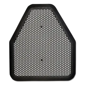 TOLCO® Urinal Mat, 20.75 X 18.5, Black, 6/carton