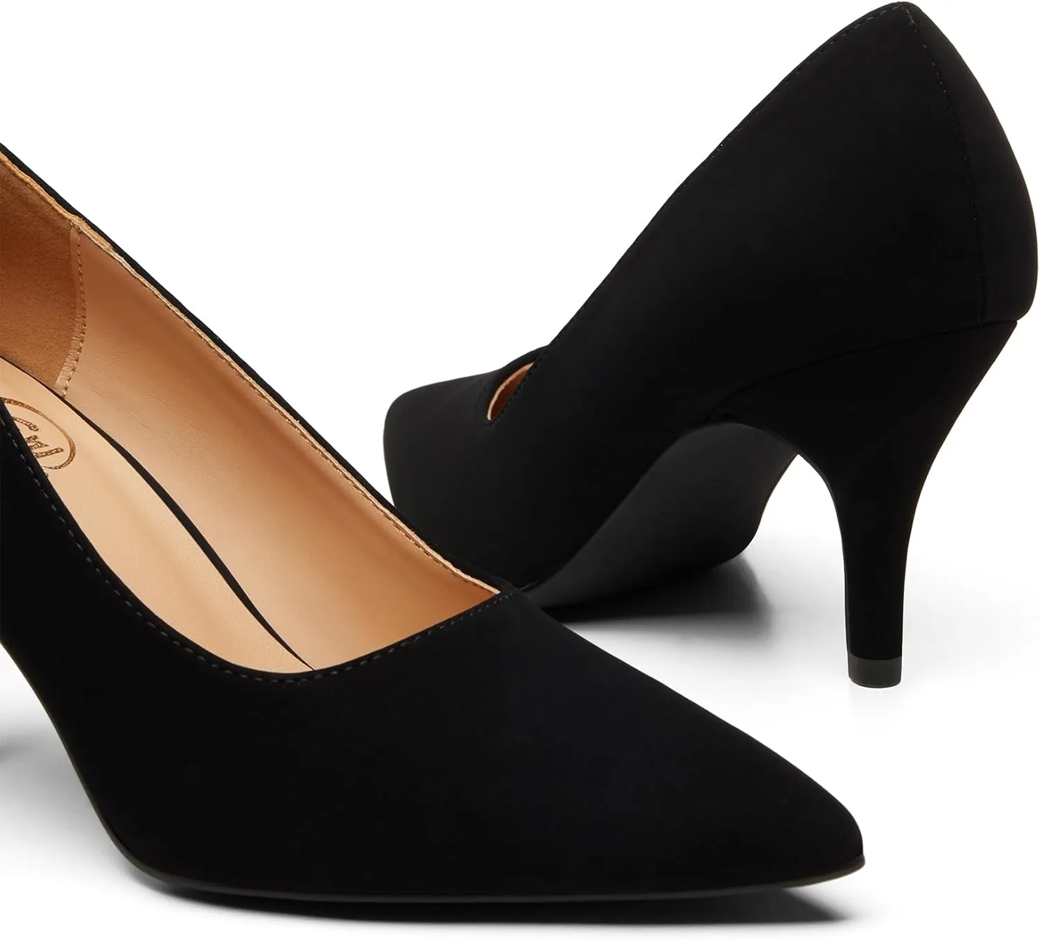 Trary Women’s Slingback Pumps, Black Heels Gold Heels Nude Pink Red Heels, Pointed Toe High Heels for Women Sexy Stiletto Heels Buckle Ankle Strap Closed Toe Pumps Office Party Prom Dress Shoes