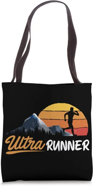 Ultra Runner Graphic Jogging Endurance Cardio Sports Jogger Tote Bag