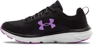Under Armour Women's Charged Assert 8 Running Shoe, Black (007)/White, 10