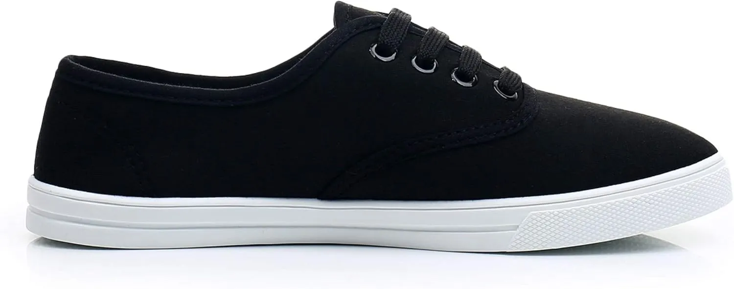 VenusCelia Women's Rainbow Canvas Lace Up SneakerⅡ