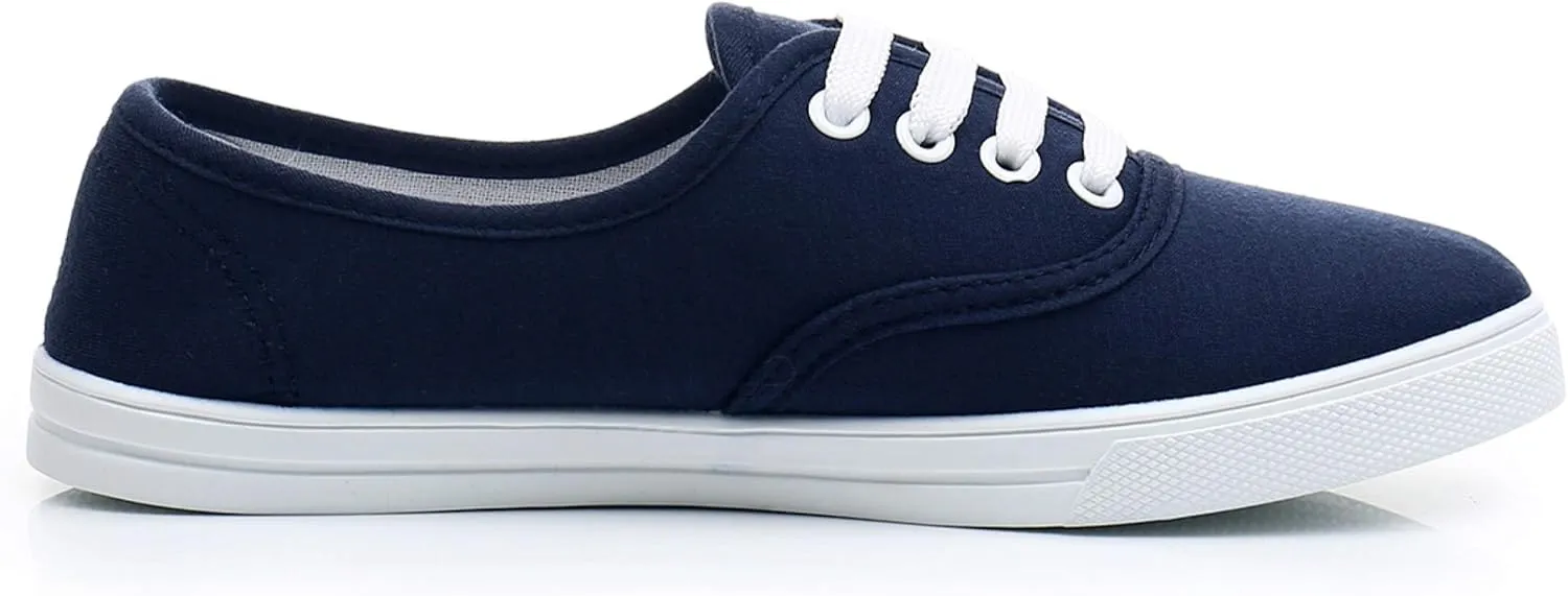 VenusCelia Women's Rainbow Canvas Lace Up SneakerⅡ