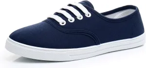 VenusCelia Women's Rainbow Canvas Lace Up SneakerⅡ