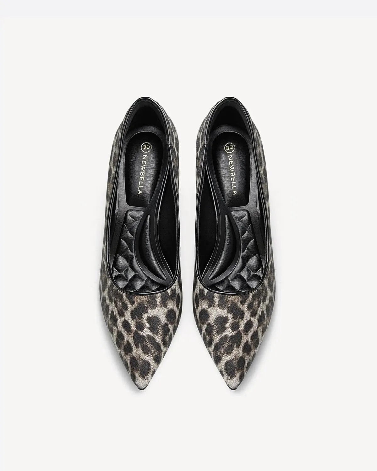 Women's Minimalist Pointed Toe Heeled Pumps Wide