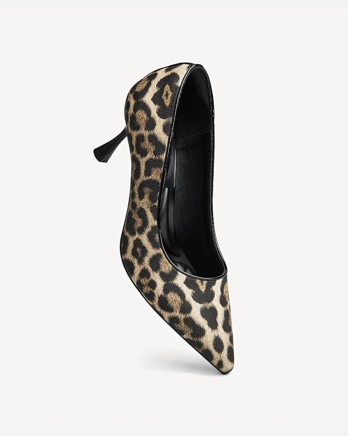Women's Minimalist Pointed Toe Heeled Pumps Wide