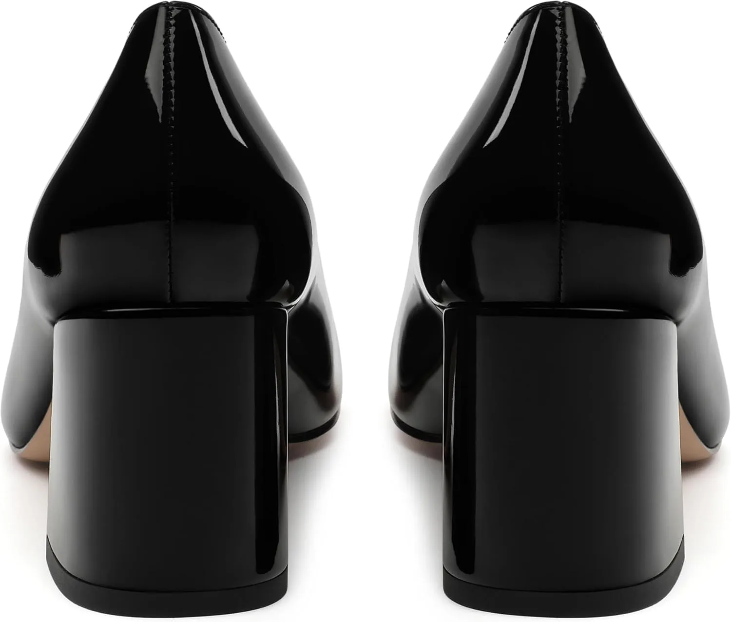 Women's Pumps, Round Toe High Heels, Fashion Chunky Heels Shoes for Women