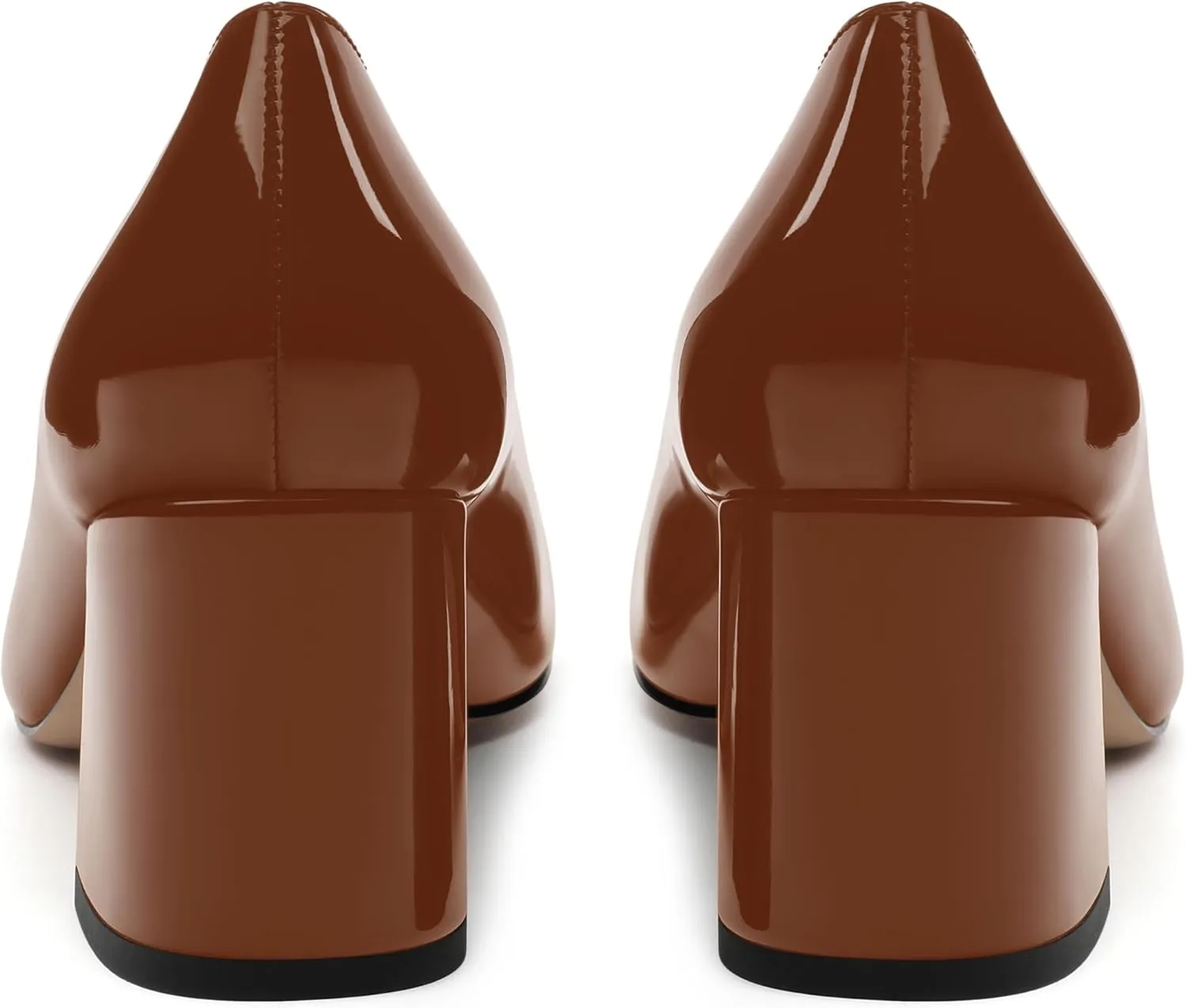 Women's Pumps, Round Toe High Heels, Fashion Chunky Heels Shoes for Women