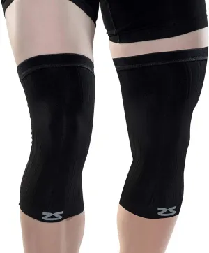 Zensah Compression Knee Sleeve - Knee Brace to Relieve Knee Pain and Treat Runners Knee for Men and Women